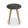 Bentley Designs Sienna Fumed Oak Stool - front on