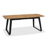 Signature Collection Emerson Rustic Oak & Peppercorn 4-6 Seater Extension Dining Table