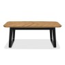 Signature Collection Emerson Rustic Oak & Peppercorn Rectangular Coffee Table