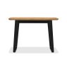 Signature Collection Emerson Rustic Oak & Peppercorn Console Table