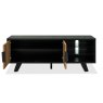 Signature Collection Emerson Rustic Oak & Peppercorn Entertainment Unit