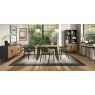 Signature Collection Emerson Rustic Oak & Peppercorn Wide Sideboard