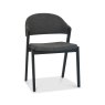 Signature Collection Camden Peppercorn Upholstered Chair in a Dark Grey Fabric (Pair)