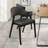 Signature Collection Camden Peppercorn Upholstered Chair in a Dark Grey Fabric (Pair)