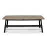 Signature Collection Camden Weathered Oak & Peppercorn 6-8 Seater Table & 2 Large Benches