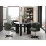 Signature Collection Vega Grey Oiled Oak & Peppercorn Display Unit