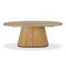 Signature Collection Vega Rustic Oak & Peppercorn 6 Seater Table