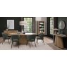 Signature Collection Vega Rustic Oak & Peppercorn 6 Seater Table