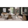 Signature Collection Vega Rustic Oak & Peppercorn 6 Seater Table