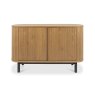 Signature Collection Vega Rustic Oak & Peppercorn Narrow Sideboard