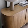 Signature Collection Vega Rustic Oak & Peppercorn Narrow Sideboard