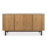 Signature Collection Vega Rustic Oak & Peppercorn Wide Sideboard