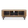Signature Collection Vega Rustic Oak & Peppercorn Entertainment Unit