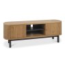 Signature Collection Vega Rustic Oak & Peppercorn Entertainment Unit