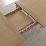 Premier Collection Larsen Scandi Oak & Soft Grey 4-6 Extension Dining Table