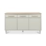 Premier Collection Larsen Scandi Oak & Soft Grey Wide Sideboard
