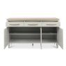 Premier Collection Larsen Scandi Oak & Soft Grey Wide Sideboard