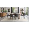 Gallery Collection Rubens - Grey Boucle Fabric Chair with Black Legs (Pair)