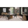 Luca - Green Fabric Chair with Matt Black Legs (Pair)