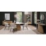 Luca - Ivory Faux Leather Chair with Matt Black Legs (Pair)