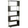 Signature Collection Duo Grey Oiled Oak Open Display Unit