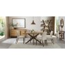 Premier Collection Kristen Oak & Light Weathered Oak 4 Seater Table
