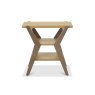 Premier Collection Kristen Oak & Light Weathered Oak Side Table