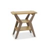 Premier Collection Kristen Oak & Light Weathered Oak Side Table