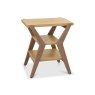 Premier Collection Kristen Oak & Light Weathered Oak Lamp Table