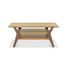 Premier Collection Kristen Oak & Light Weathered Oak Coffee Table