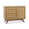 Premier Collection Kristen Oak & Light Weathered Oak Narrow Sideboard