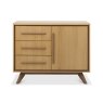 Premier Collection Kristen Oak & Light Weathered Oak Narrow Sideboard