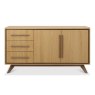 Premier Collection Kristen Oak & Light Weathered Oak Wide Sideboard