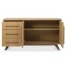 Premier Collection Kristen Oak & Light Weathered Oak Wide Sideboard