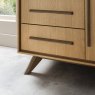 Premier Collection Kristen Oak & Light Weathered Oak Wide Sideboard