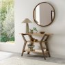 Premier Collection Kristen Oak & Light Weathered Oak Console Table