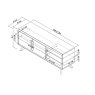 Premier Collection Kristen Oak & Light Weathered Oak Entertainment Unit