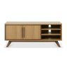 Premier Collection Kristen Oak & Light Weathered Oak Entertainment Unit