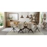 Premier Collection Kristen Oak & Light Weathered Oak Open Display Unit