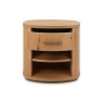 Signature Collection Vega Knotty Oak & Weathered Oak 1 Drawer Nightstand