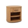 Signature Collection Vega Knotty Oak & Weathered Oak 1 Drawer Nightstand
