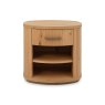 Signature Collection Vega Knotty Oak & Weathered Oak 1 Drawer Nightstand