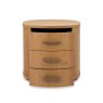 Signature Collection Vega Knotty Oak & Weathered Oak 3 Drawer Nightstand
