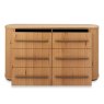 Signature Collection Vega Knotty Oak & Weathered Oak 6 Drawer Chest
