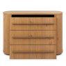 Signature Collection Vega Knotty Oak & Weathered Oak 3 Drawer Chest