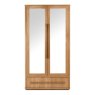 Signature Collection Vega Knotty Oak & Weathered Oak Double Wardrobe