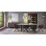 Gallery Collection Hudson - 360° Self Returning Swivel Chair in a Brown Boucle Fabric with Black Legs (Single)