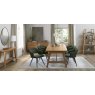Gallery Collection Sterling - Green Boucle Fabric Chair with Black Legs (Pair)