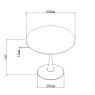 Gallery Collection Mason Beige Sintered Stone Circular Bistro Table with Black Base