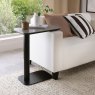 Gallery Collection Riley Grey Sintered Stone Gas Lift Adjustable Sofa Table